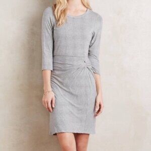 Anthropologie Amadi Knotted Knit Striped Dress